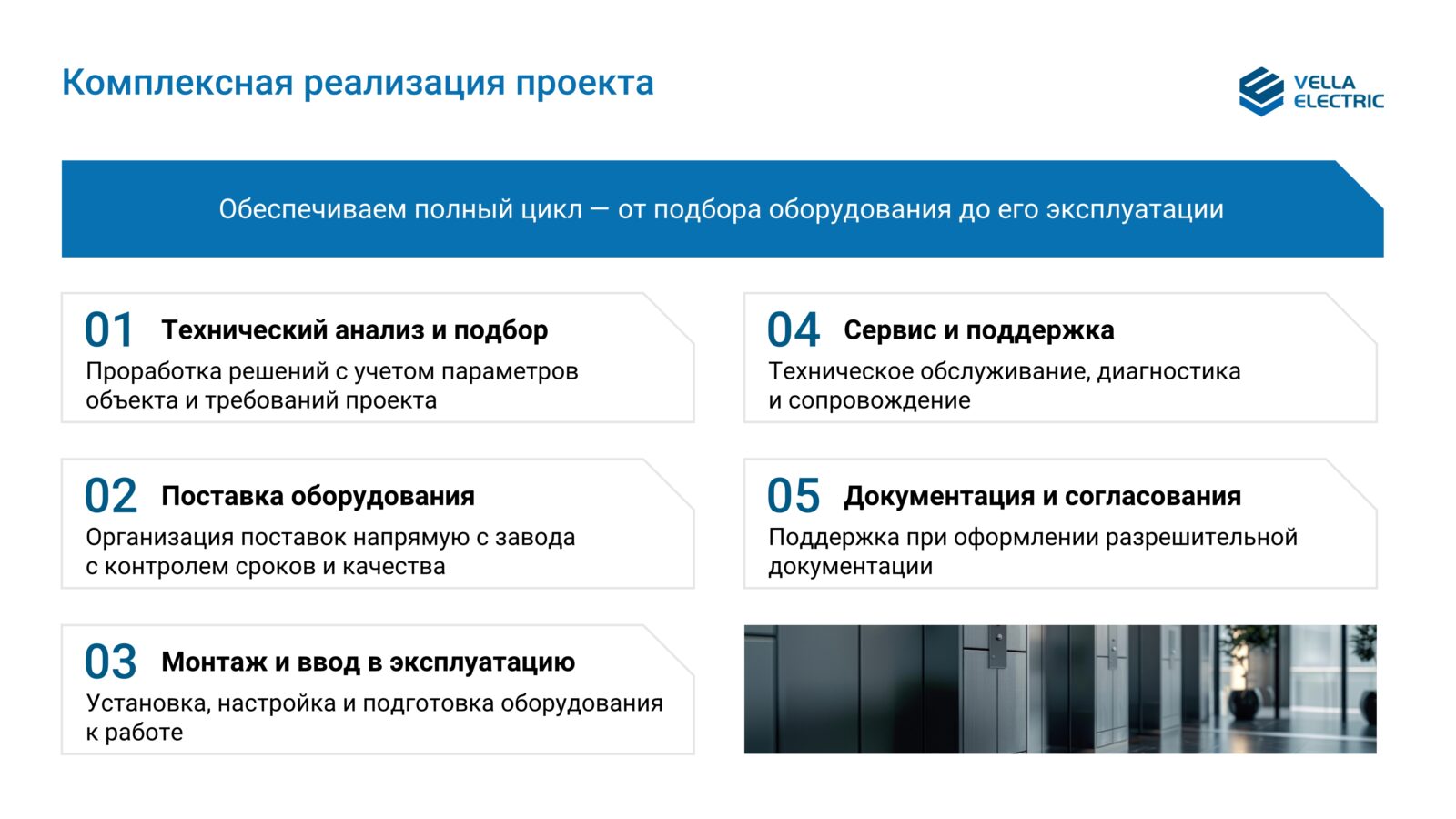 Vella Electric - Поставка и реализация под ключ лифтовых решений (9)